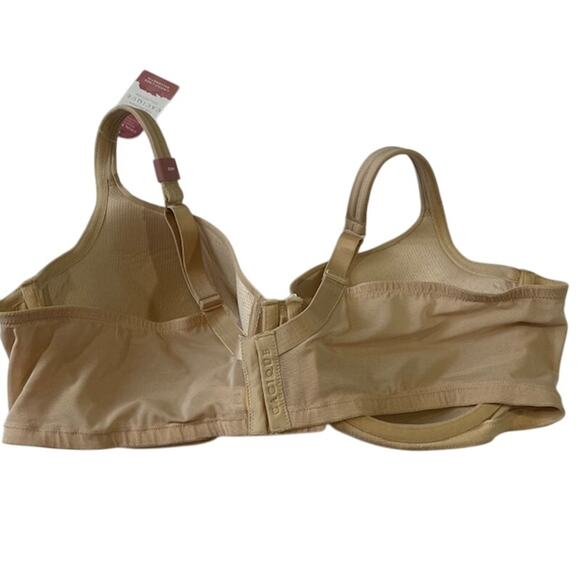 Cacique women's "Cool Bliss" bra with underwire in beige. - Picture 3 of 10